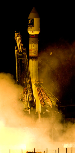 Запуск GIOVE-B с Байконура